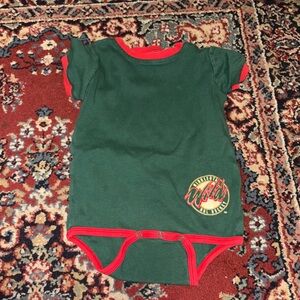 NHL Green and Red Kids Bodysuit